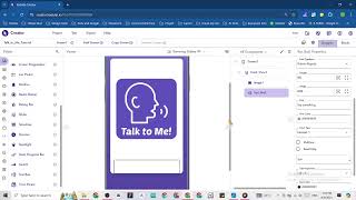 Make a quotTalk To Mequot Application is Easy  Kodular Apps Tutorial [upl. by Alexine]