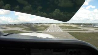 Mooney Bravo Landing at Ft Lauderdale Executive [upl. by Manson326]