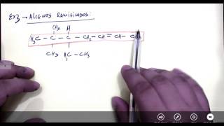 Parte 4  Nomenclatura Hidrocarbonetos  Alcenos e Alcinos Ramificados [upl. by Mclain]