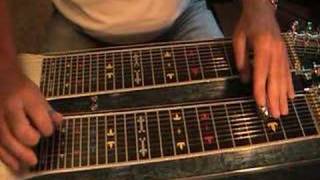 Beginner Pedal Steel Cross Picking B Pedal Coordination [upl. by Alekahs]