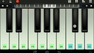 Petta ullalla song piano tutorial keyboard Notes Ethana sandhosam ullaallaa song keyboard Notes DMW [upl. by Harper]