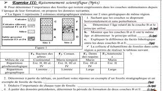 Exercice 2  la datation relativeles fossiles stratigraphiquesfacies et le pro cipe de continuite [upl. by Husch543]