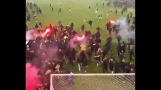 AIK Stockholm Football Champions 2018 crazy pitch invasion [upl. by Aya]