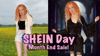 SHEIN DAY monatsendverkauf Unschlagbare Deals passend zum Frühling 🛍️🛒 whimsy goth casual styles [upl. by Loss464]