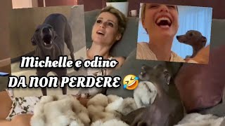 DA NON PERDERE🔴 Michelle Hunziker e odino📣🤣 [upl. by Enoitna]