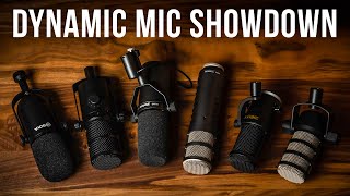 Dynamic Microphone Comparison Shure SM7B RODE Procaster amp PodMic Deity VO7U Maono PD400X BOYA [upl. by Aivlis]