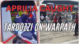 Aprilia Caught Scanning Ducati Tardozzi On Warpath  Motogp News 2024 [upl. by Noslen953]