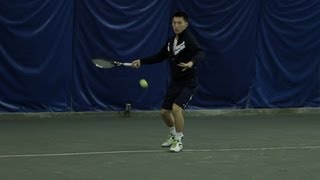 How to Hit the Ball on the Rise  Tennis Lessons [upl. by Pomcroy]