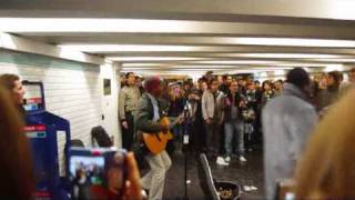 Oasis  Wonderwall Paris metro station Cover [upl. by Fornof664]