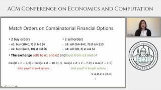 EC21 Designing a Combinatorial Financial Options Market [upl. by Emirac]