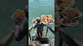 Restaurant in the water on the beaches of the Philippines [upl. by Leighland]