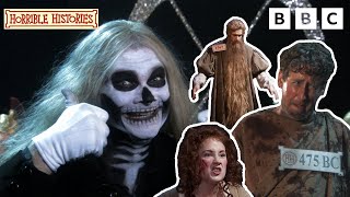 Horrible Histories FUNNIEST Ever Stupid Deaths 💀  CBBC halloween [upl. by Iatnwahs]