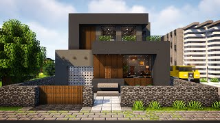 おしゃクラ！Part130 リソパ開発進捗状況＆モダンハウス２棟建築！ Minecraft  OSHACRA Resource pack amp 2 modern houses [upl. by Hancock]