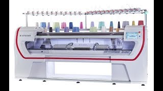 Knitting Machine Used in Textile Industry [upl. by Ocsic439]