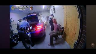 OMG Man in cuffs choked quotshouldnt have Ran ye D¢K u€kerquotpoliceviralviralvideo [upl. by Ahsenauj681]