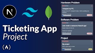 Nextjs Tailwind CSS and MongoDB Project Tutorial – Ticketing App [upl. by Bess279]