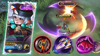 HOW TO COUNTER A YU ZHONG THAT FREEZES HES LANE🔥 BEST RUBY BUILD AND ROTATION 2024 [upl. by Blumenfeld692]