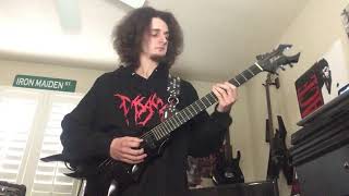 Six Feet UnderThe Day The Dead Walked Guitar Cover [upl. by Adnarahs]