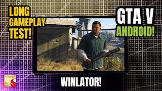 Winlator Android Lenovo Legion Y700 GTA V Test [upl. by Nagud]