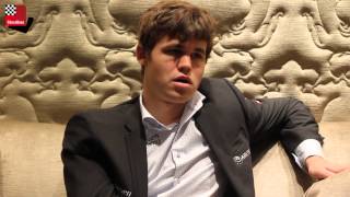 Magnus Carlsen  interview with the new world title challenger [upl. by Nyleuqcaj]