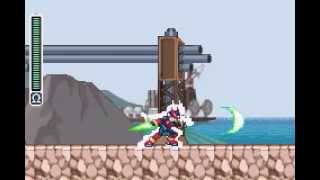 Megaman Zero 3 Omega Patch Air DashHell Combo [upl. by Dlareme]