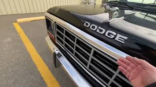 1985 Dodge W150 4WD clean southern US truck for sale [upl. by Ocinemod]