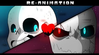 Glitchtale S1 EP2 quotYet Darkerquot  Gaster vs Sans REANIMATED  ANIMATION [upl. by Margy]