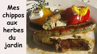 Recette de chipolatas aux herbes fraiches du jardin [upl. by Maddy]