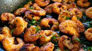 Gambas al Ajillo Spanish Garlic Shrimp  The ULTIMATE snack to make at home [upl. by Amaryl]