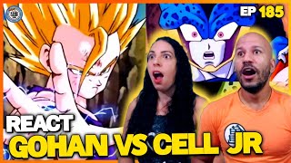 REACT DRAGON BALL Z EPISÓDIO 185  SAGA CELL [upl. by Ahiel]