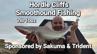 Hordle Cliffs Smoothound Fishing Beach Fishing Shore Fishing Zziplex M4GT United Kingdom [upl. by Nneb]