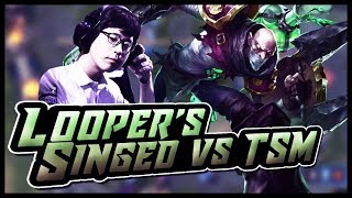 Looper pulls off Singed against TSM  FOX vs TSM W4D3  Highlights [upl. by Rofotsirk]