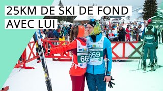 SKI DE FOND  Ma première course de 25km dans le Jura [upl. by Grail191]