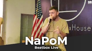 NAPOM  BEATBOX LIVE IN MEDANINDONESIA 2023 Crowd POV [upl. by Yelraf605]