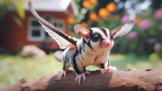 The sugar glider flew into my hand without hesitation Handsome and cutesugar [upl. by Ominoreg]