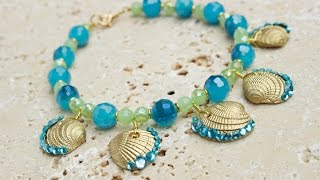 Sparkle Shells Anklet DIY [upl. by Ennylyak97]