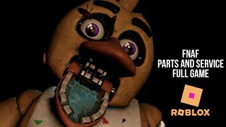 FNAF HELP WANTED PARTS AND SERVICE FULL GAME  Roblox [upl. by Natale731]