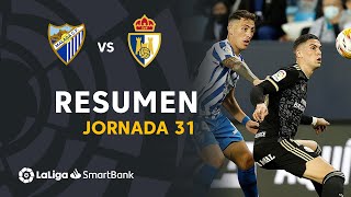 Resumen de Málaga CF vs SD Ponferradina 00 [upl. by Oleic]