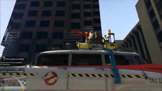 GTA V MOD Ghostbusters ECTO 1Link PC [upl. by Rocky10]