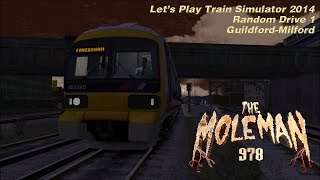 Lets Play Train Simulator 2014 Random Drive 1 GuildfordMilford [upl. by Yllrebmik]