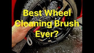 Best Wheel Cleaning Brush  Woolly Wormit Review [upl. by Yeniffit114]