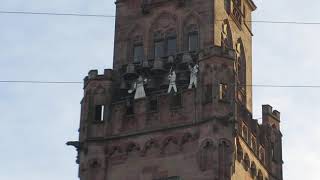 Weihnachtslieder Glockenspiel am Saarbrücker Rathaus [upl. by Readus217]