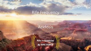 Acidosis  Rife Frequency [upl. by Einohpets705]