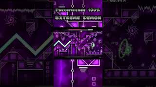 Extreme Demon  Precipitence 100 Geometry Dash geometrydash gd gdlevels [upl. by Novets]