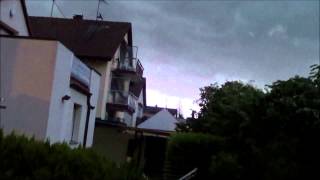 Unwetter KarlsruheGrötzingen am 20 Juni 2013 [upl. by Sadira]