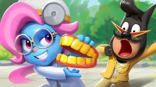 Dentists Are Not Scary  Good Habits for Kids  Kids Cartoon  Sheriff Labrador  BabyBus [upl. by Kcinemod]