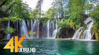 4K Plitvice Lakes  Crystal Waters of Croatian Lakes  Ultra HD Relaxation Video [upl. by Spiers]