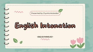 English IntonationEnglish Phonology Teaching Video [upl. by Wincer]