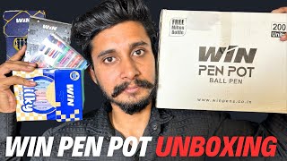 Win Pen Pot Unboxing  Amazing Pens Collection  Stationery World [upl. by High463]