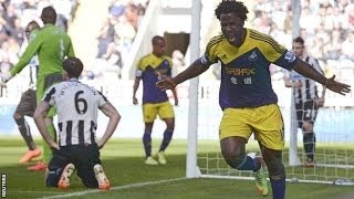 Newcastle United v Swansea City 12 All Goals amp Highlights 19042014 [upl. by Haizek817]